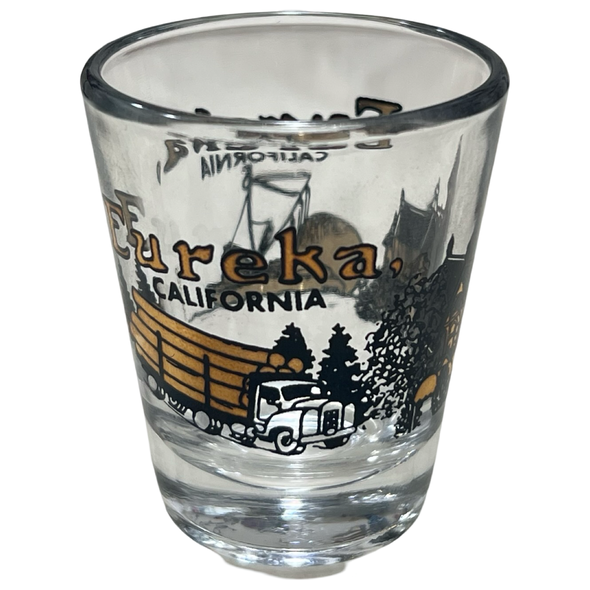 Vintage Eureka, California Shot Glass