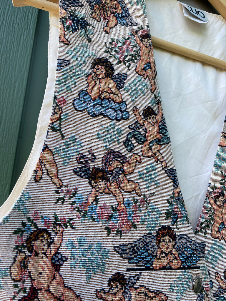 Vintage 70s Angel Vest (S/M)