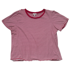Y2K Red Striped Tee (XL)
