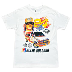 Ellis Bullard Pit Stop Tee (White)