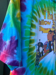 Vintage 90s The Beatles Yellow Submarine Tie Dye Tee (L/XL)
