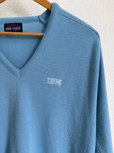 Vintage 70s IBM Tech Sweater (L)