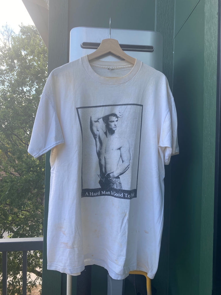 Vintage 90s Hard Man is Good To Find Art Tee (L/XL)
