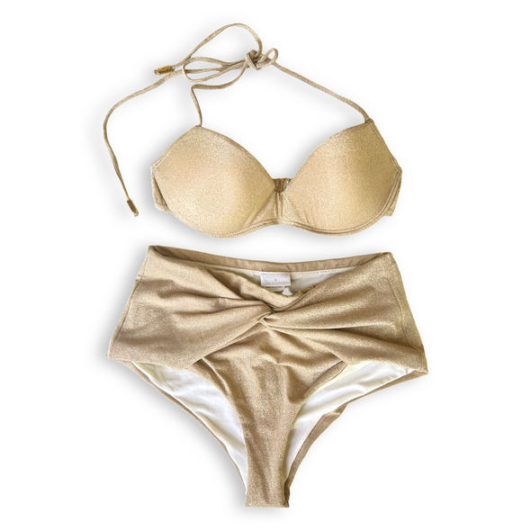 Vintage Ondademar Gold Bikini