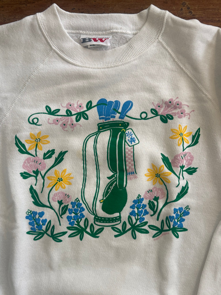 Vintage 88’ Floral Golf Sweatshirt