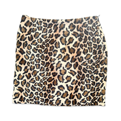 Y2K Cheetah Print Mini Skirt