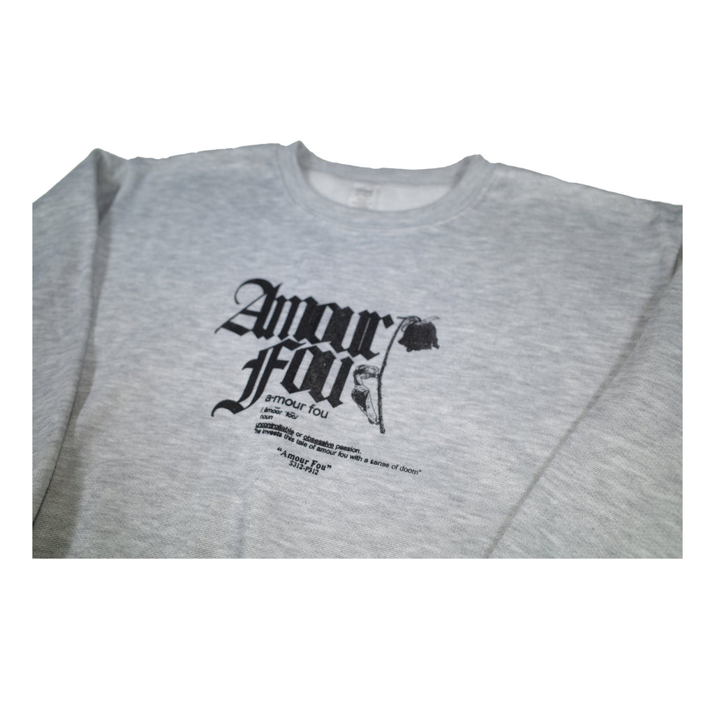 Amour Fou: Heather Gray Crewneck
