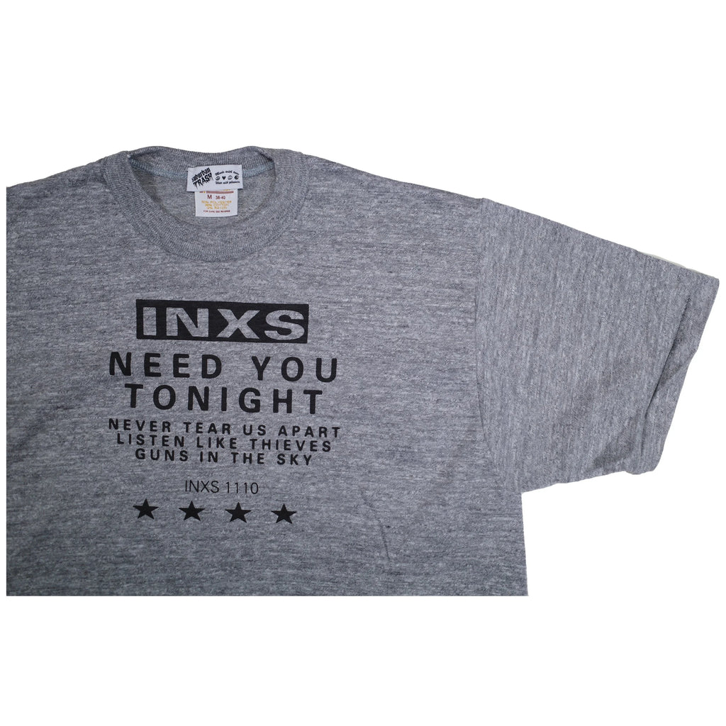 Need You Tonight - Heather Gray Crop (Black)
