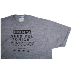 Need You Tonight - Heather Gray Crop (Black)