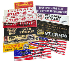 Vintage 90s/ Y2K Biker Bumper Stickers
