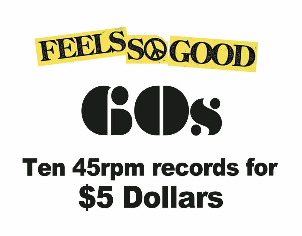 Ten 45rpm Records for $5 - 60s