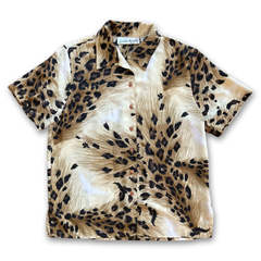 Vintage 90s Animal Print Top