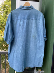 Vintage 90s Denim Bank of Commerce Button Down (L/XL)