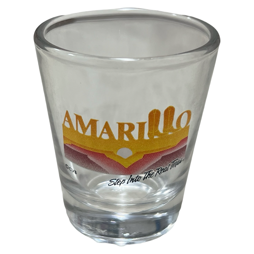 Vintage Amarillo Texas Shot Glass