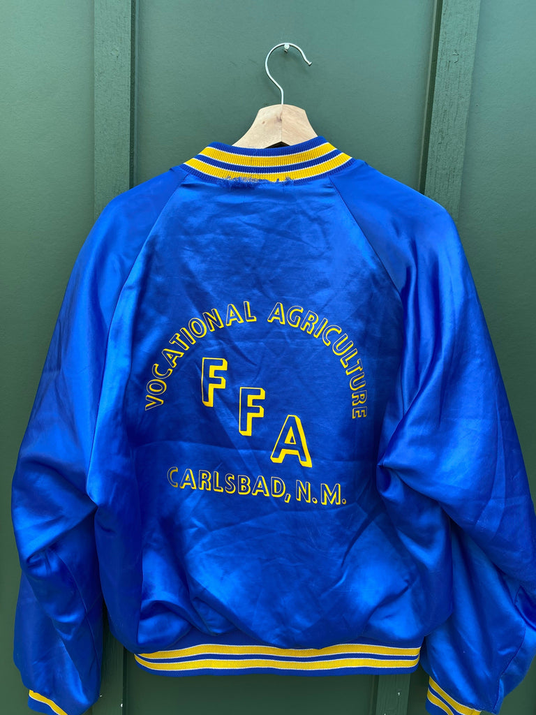 Vintage 70s FFA New Mexico Satin Jacket (L/XL)