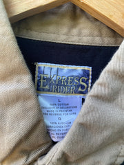 Vintage 90s Express Riders Western Aztec Button-Up (XL)