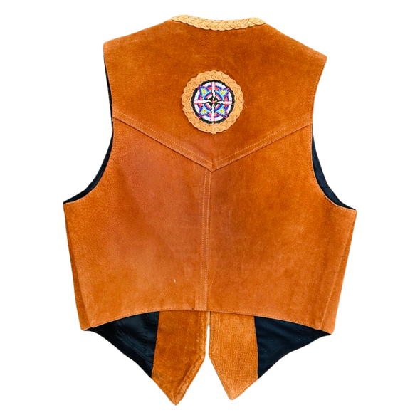 Vintage Frontier Collection Fringe Beaded Vest