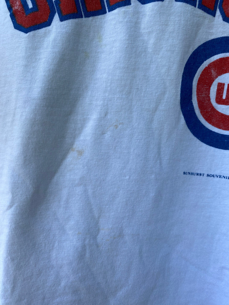 Vintage 80s Chicago Cubs Tee (L/XL)