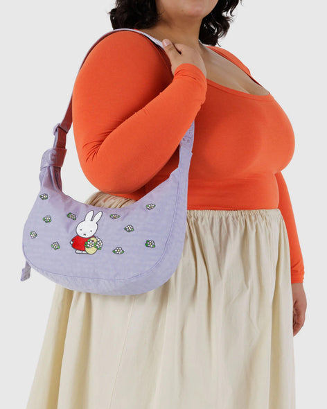 Baggu - Medium Nylon Crescent Bag - Miffy