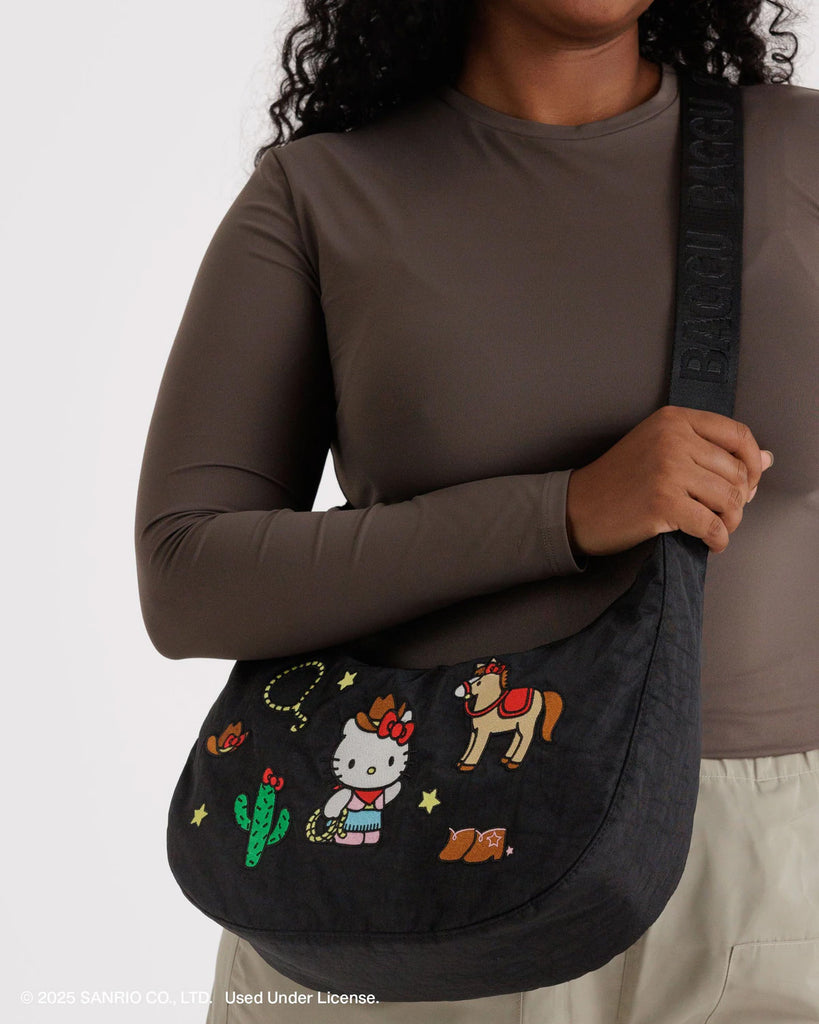 Baggu - Medium Nylon Crescent Bag - Hello Kitty
