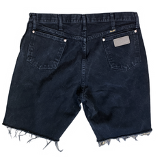 Vintage 90s Wrangler Black Denim Shorts