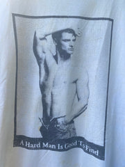Vintage 90s Hard Man is Good To Find Art Tee (L/XL)