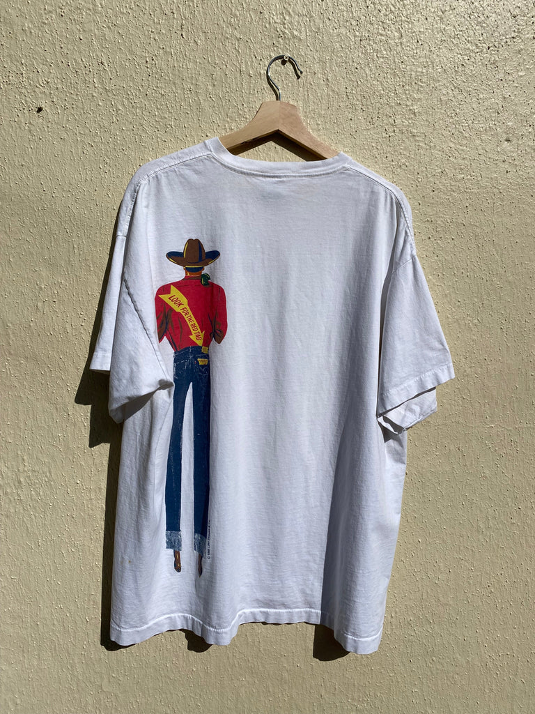 RARE Vintage 90s Levis Big Saddle-Man Tee (XL)