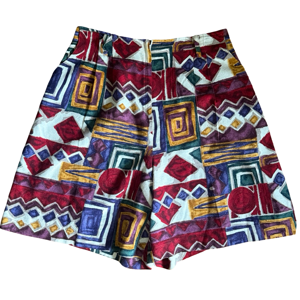Vintage 80s Silk Studio Shorts