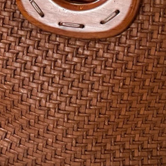 Leather Woven Handbag