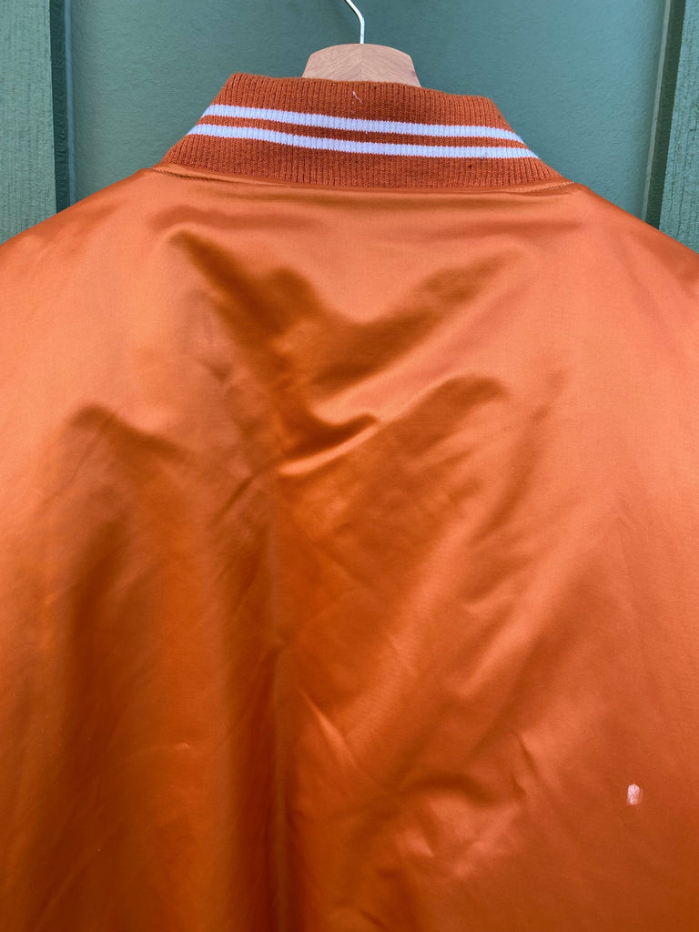 Vintage Y2K University of Texas Satin Spell Out Jacket (XL/XXL)