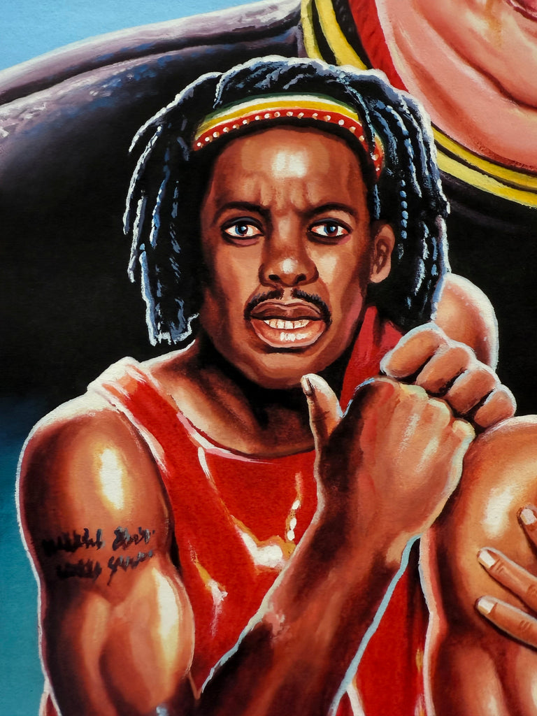 Cool Runnings - Limited Edition Archival Giclée Print from Static Medium by Heavy J