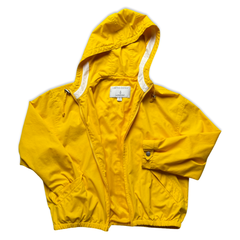 Vintage 80s Yellow Lands End Zipup Jacket