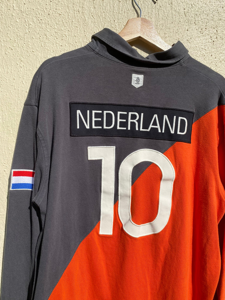 Y2K Nike Netherlands Soccer Kit Rugby Style Shirt (XL)