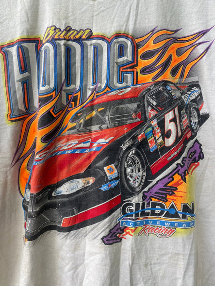Vintage Y2K Brian Hoppe Nascar Tee (XL)
