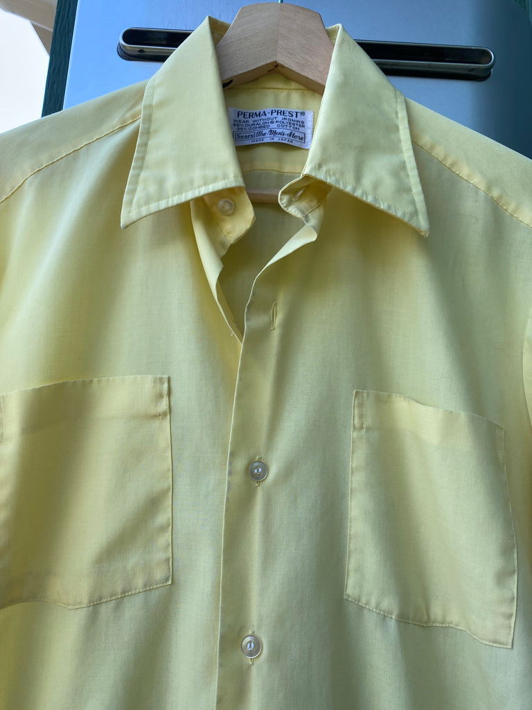 Vintage 70s Sears Perma-Prest Button Up (M/L)