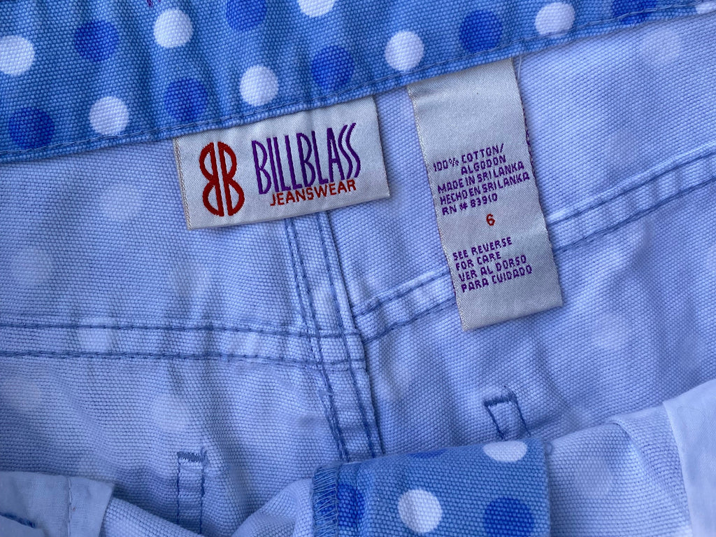 Vintage 90s Billbass Polkadot Capri Style Jeans (31)