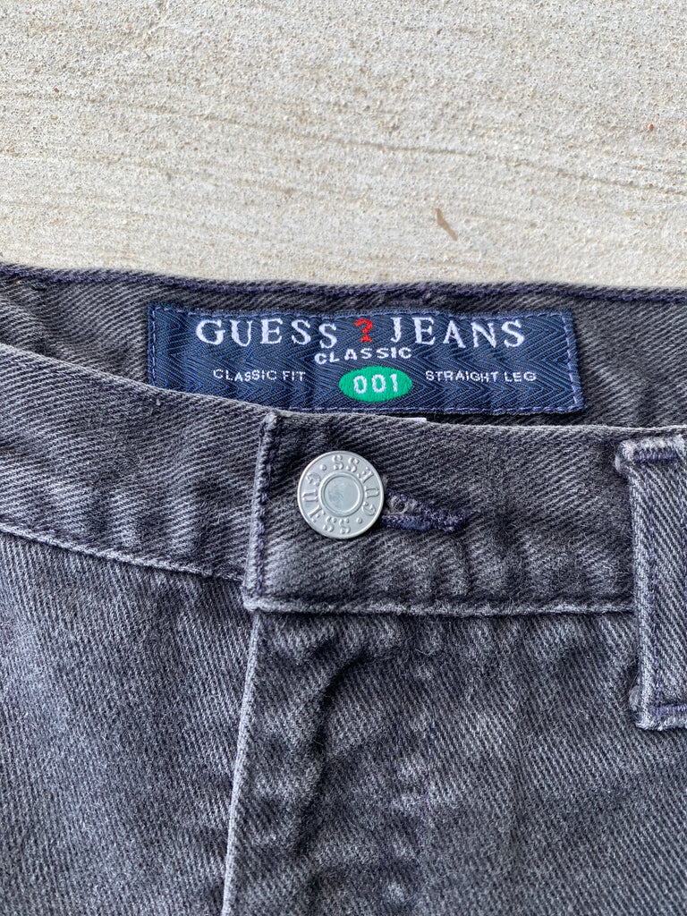 Vintage 90s Black Guess Jeans (32)