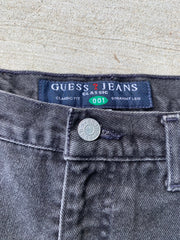 Vintage 90s Black Guess Jeans (32)