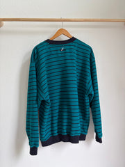 Vintage 90s Striped Sweatshirt (L/XL)
