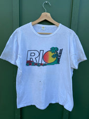 Vintage 70s Rio Brazil Distressed Baby Tee (S/M)