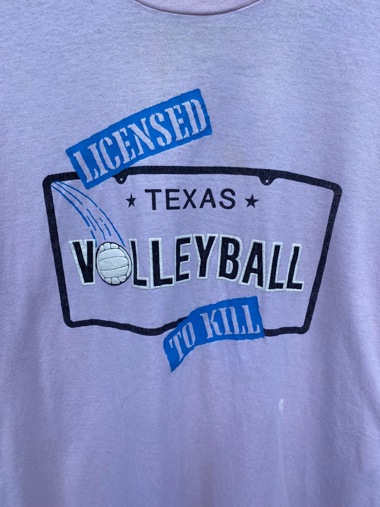 Vintage 80s Texas Volleyball Tee (S/M)