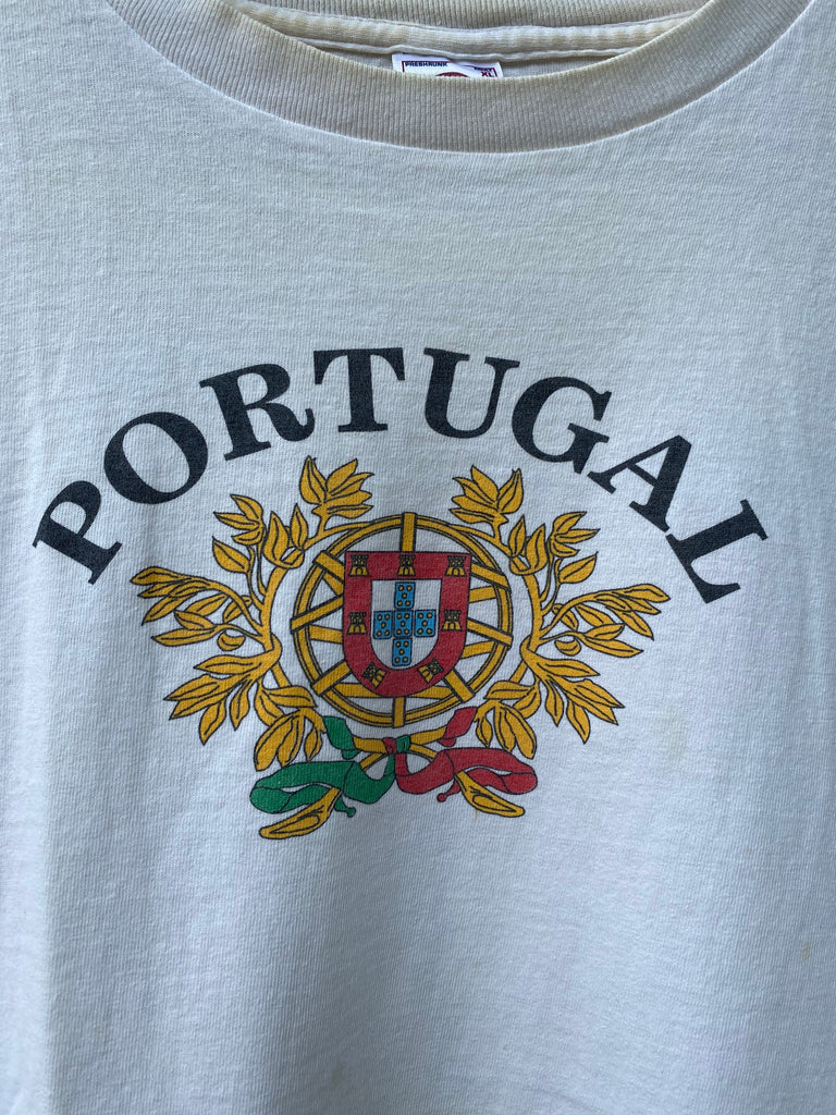 Vintage 90s Distressed Portugal Tee (L/XL)