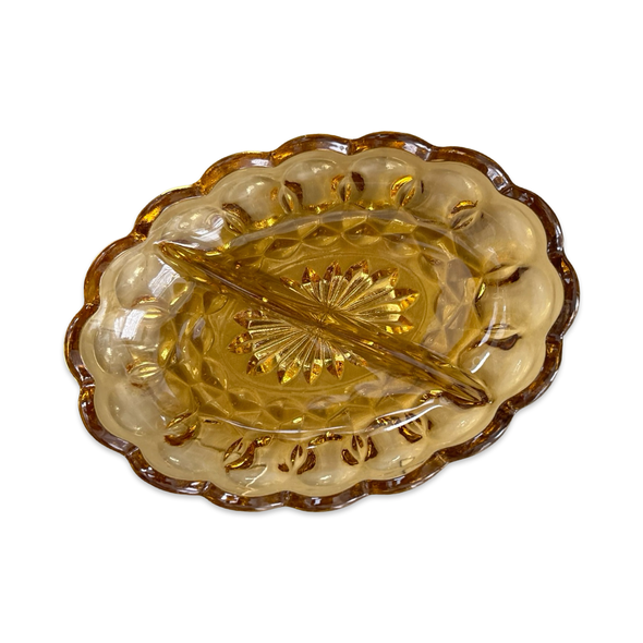 Vintage Amber Ashtray