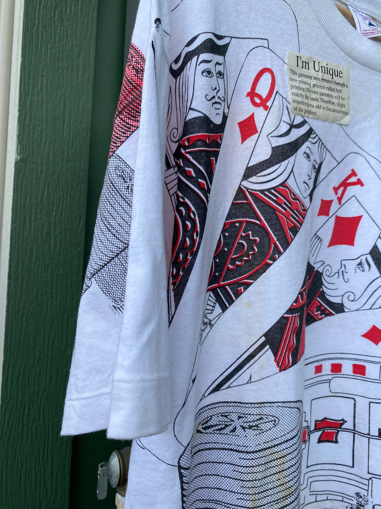 Vintage 90s Casino AOP Tee (XL)