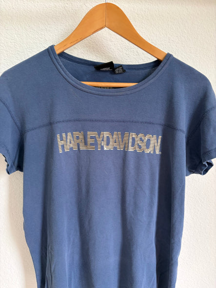 Vintage 90s Harley Davidson Cropped Tee (S/M)