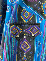 Vintage Tru-West Rockmount Ranchwear Aztec Pearlsnap (XL)