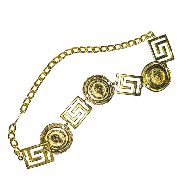 Vintage 80s Versace Style Chain Belt