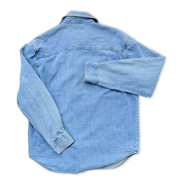 Vintage Light Wash Denim Button Down