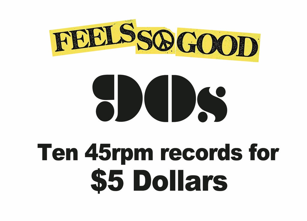 Ten 45rpm Records for $5 - 90s