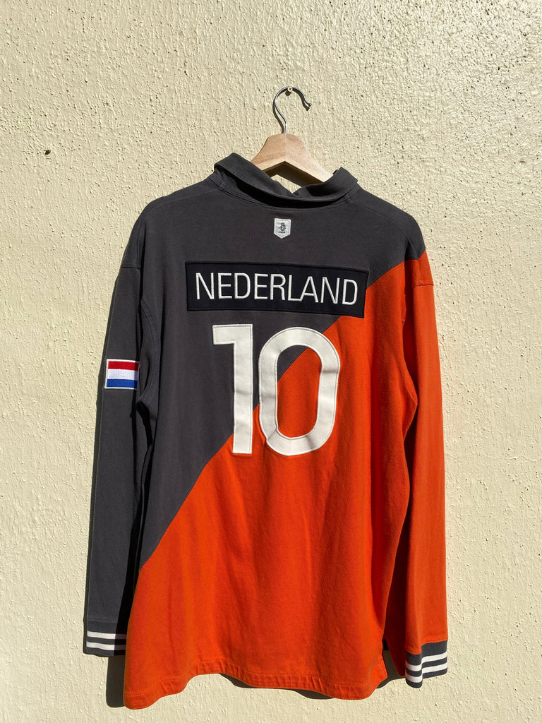 Y2K Nike Netherlands Soccer Kit Rugby Style Shirt (XL)